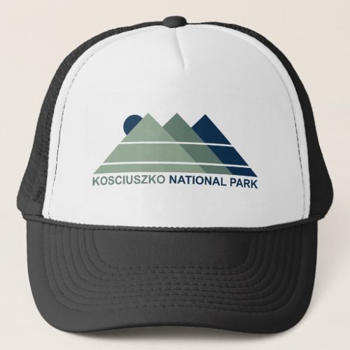 Kosciuszko National Park Mountain Sun Trucker Hat