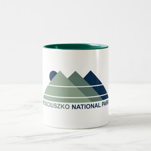 Kosciuszko National Park Mountain Sun Two_Tone Coffee Mug