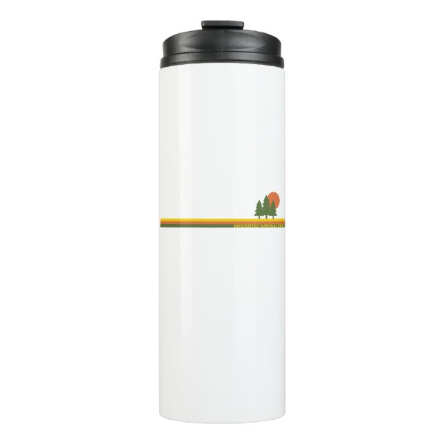 Kosciuszko National Park Pine Trees Sun Thermal Tumbler (Front)