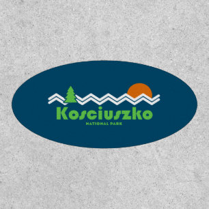 Kosciuszko National Park Retro Patch