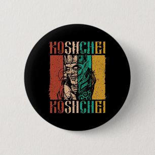 Koshchei Deathless Ancestry Paganism Ukraine Mytho Button