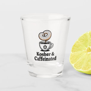 Kosher and Caffeinated Jewish Coffee Hanukkah   Shot Glass