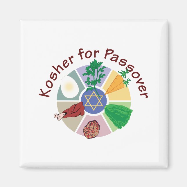 Kosher For Passover Magnet (Front)