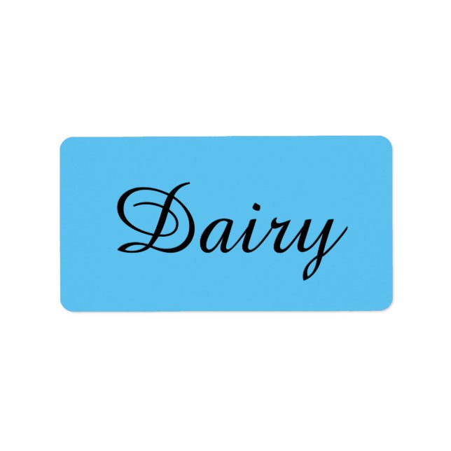 Kosher Kitchen Stickers Labels Dairy Milk Milchig (Front)