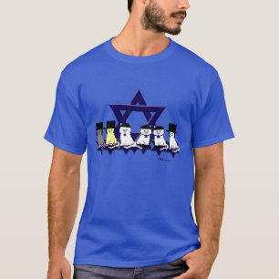 Kosher Kitties In A Row Basic T-Shirt
