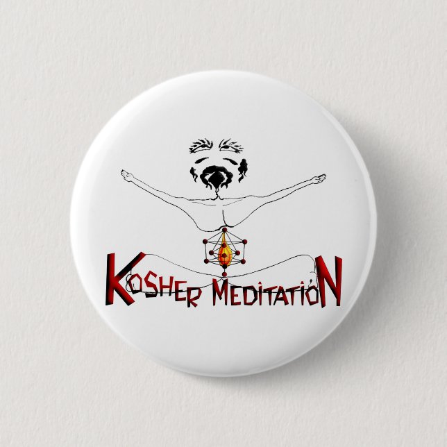Kosher Meditation Button (Front)