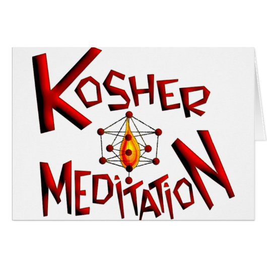 Kosher Meditation Cards (Front Horizontal)