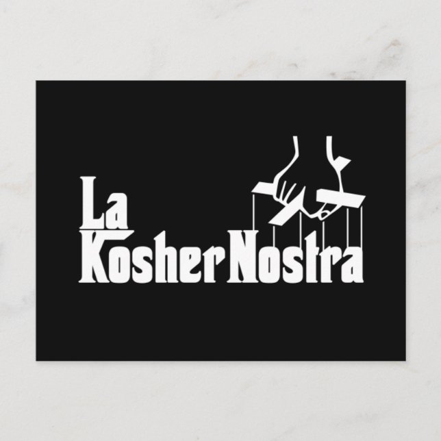 Kosher Nostra Postcard (Front)