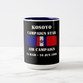 Kosovo Air Campaign Two-Tone Coffee Mug