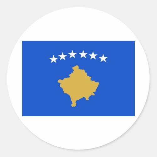 Kosovo Classic Round Sticker