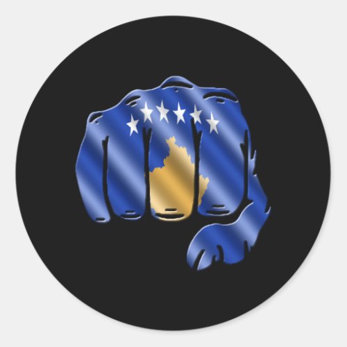 Kosovo Classic Round Sticker