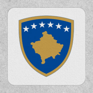 Kosovo country coat arms symbol emblem patch