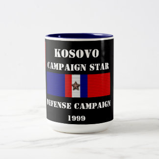 Kosovo Defense Campaign Two-Tone Coffee Mug