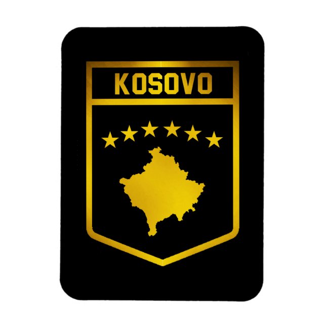 Kosovo Emblem Magnet (Vertical)