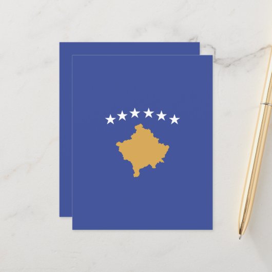 Kosovo flag (Front/Back In Situ)