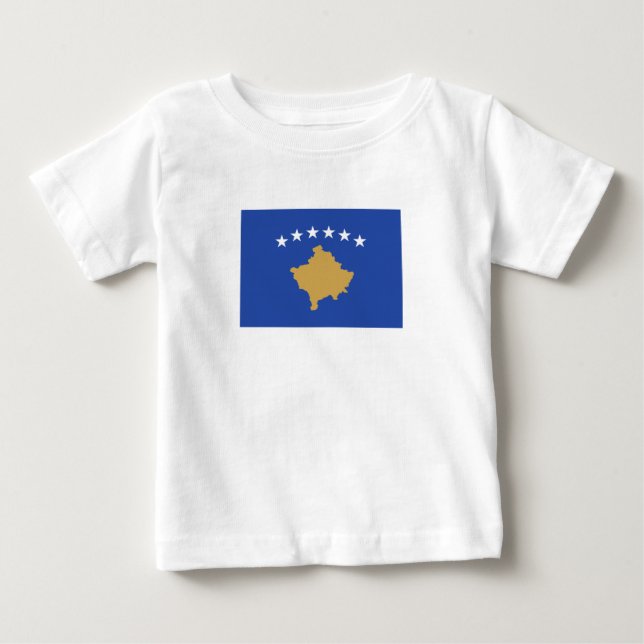 Kosovo Flag Baby T-Shirt (Front)