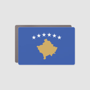 Kosovo Flag Car Magnet