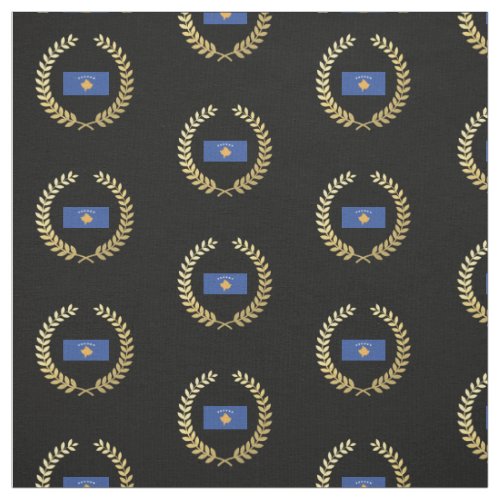 Kosovo Flag Fabric