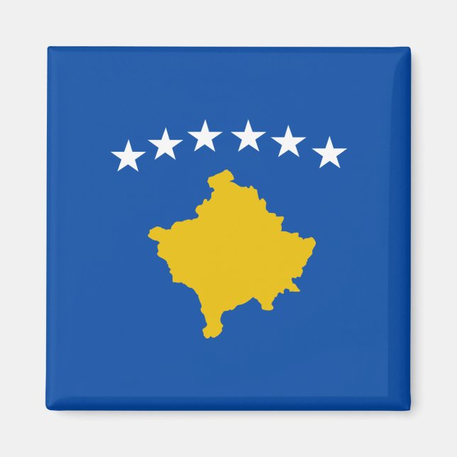 Kosovo Flag Magnet (Front)