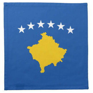 Kosovo Flag Napkin