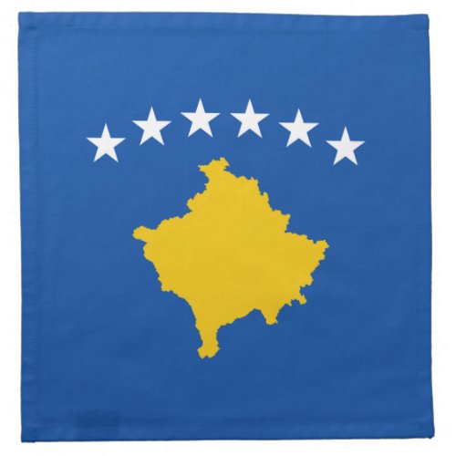 Kosovo Flag Napkin