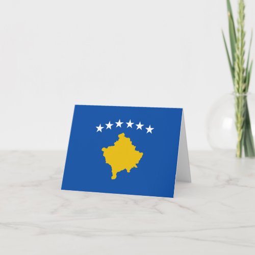 Kosovo Flag Notecard