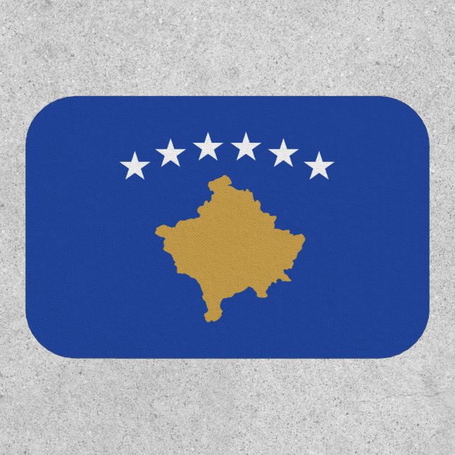 Kosovo Flag Patch (Front)