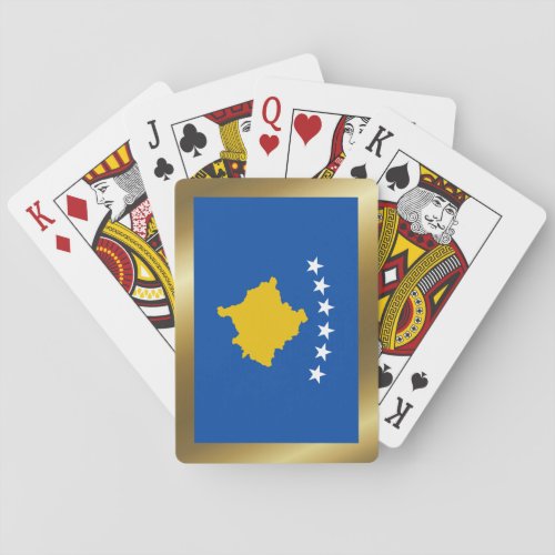 Kosovo Flag Playing Cards