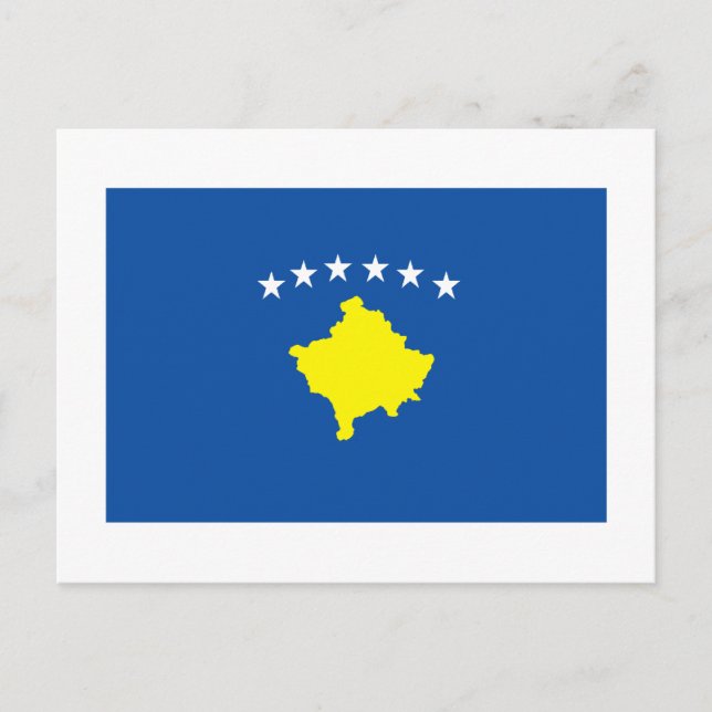 Kosovo Flag Postcard (Front)