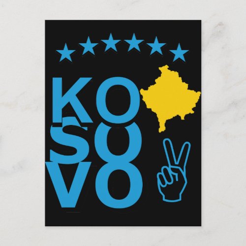 KoSoVo Flag Postcard