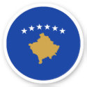Kosovo Flag Round Sticker
