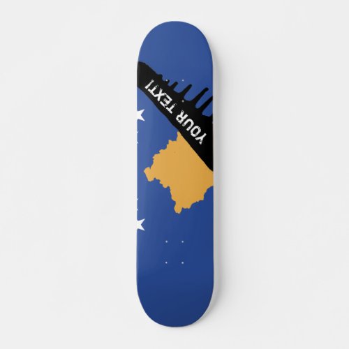 Kosovo Flag Skateboard Deck
