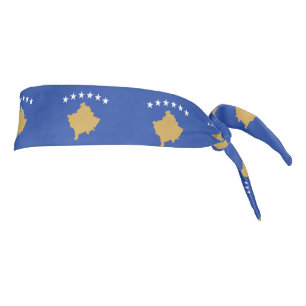 Kosovo Flag Tie Headband
