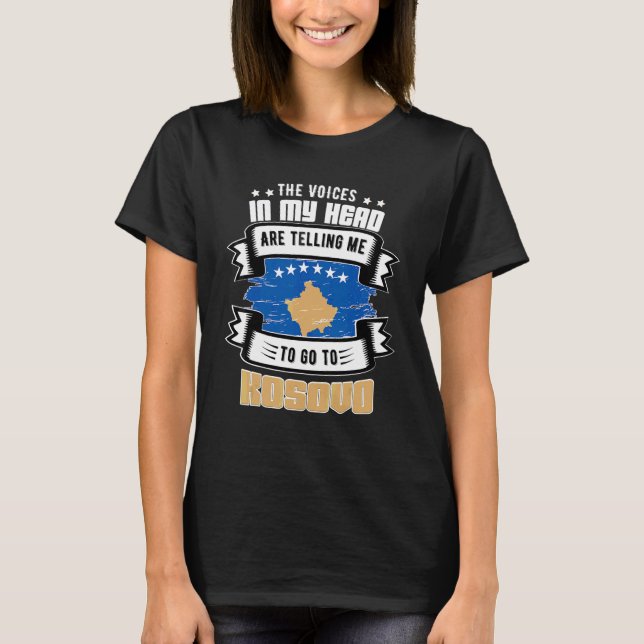 Kosovo In My Head T-Shirt (Front)