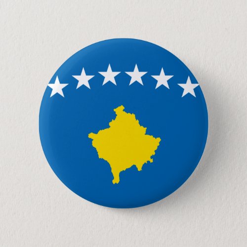 Kosovo Islands Flag Pinback Button