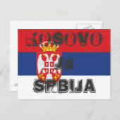 KOSOVO JE SRBIJA POSTCARD (Front/Back)