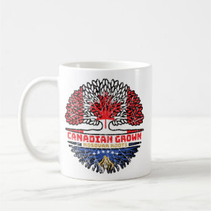Kosovo Kosovar Canadian Canada Tree Roots Flag Coffee Mug
