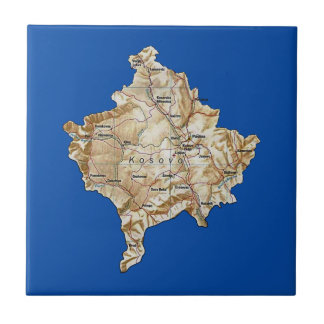 Kosovo Map Tile