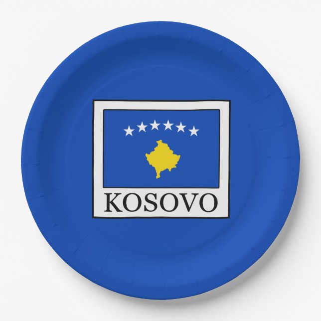 Kosovo Paper Plates (Front)