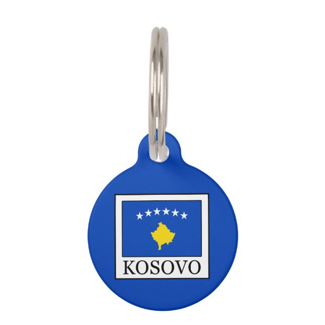 Kosovo Pet Name Tag (Front)
