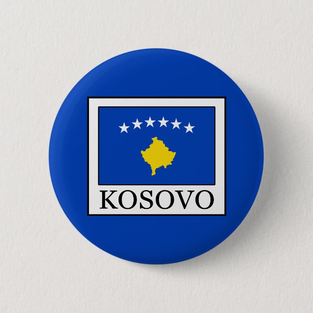 Kosovo Pinback Button (Front)
