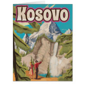Kosovo Vintage Travel Poster (Front)