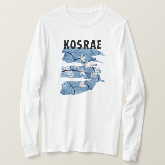 Kosrae Kosraen Long Sleeve T-Shirt (Design Front)