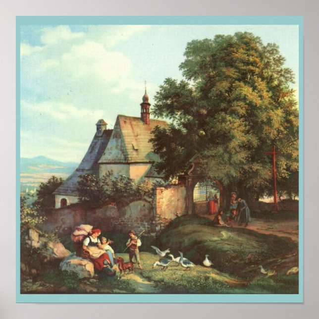 Kostel sv. Anny v Krupka in Teplice Poster (Front)