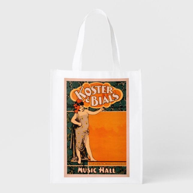 Koster & Bial's Music Hall Near Broadway Grocery Bag (Front)
