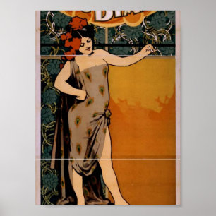 Koster & Bials, 'Musical Hall' Retro Theater Poster