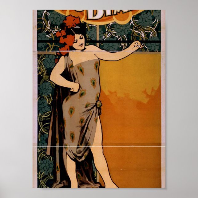 Koster & Bials, 'Musical Hall' Retro Theater Poster (Front)