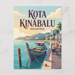 Kota Kinabalu Malaysia Postcard