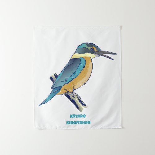 Kotare Kingfisher NZ BIRD Tapestry