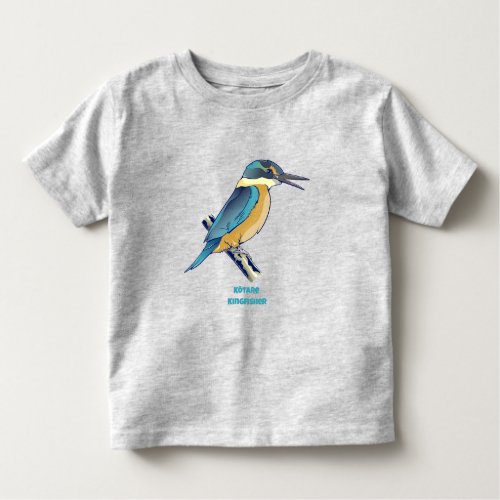 Kotare Kingfisher NZ BIRD Toddler T_shirt